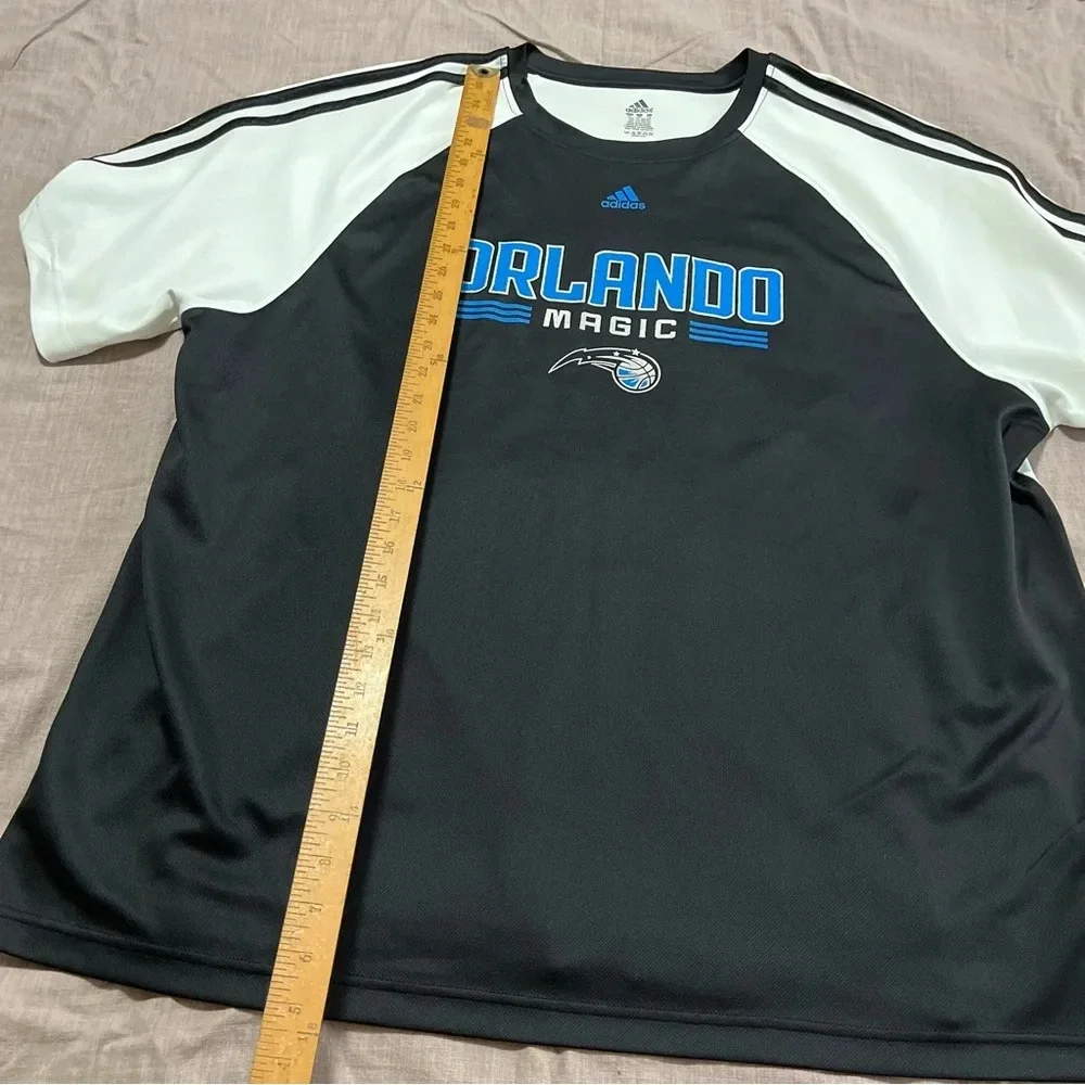 Adidas Orlando Magic Jersey material Tee Shirt Size XXL Basketball NBA Sportwear